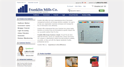 Desktop Screenshot of franklinmillsco.com
